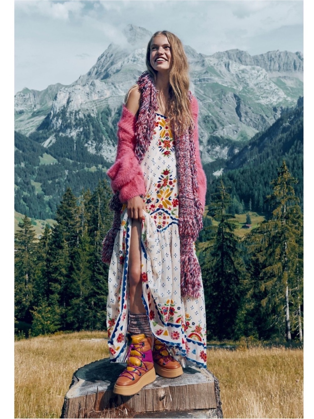FREE PEOPLE Forever Folklore Maxi
Dress